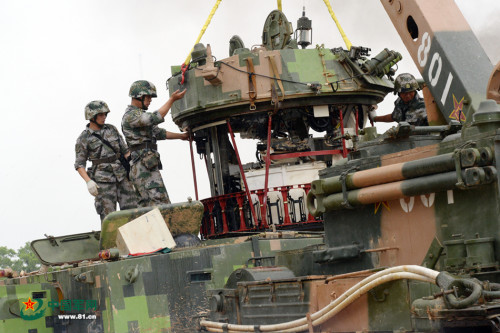 解放军将自携步战车参加国际大赛 与bmp2较高下