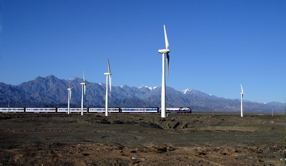 亚洲最大的风力发电场--新疆达坂城风力发电场