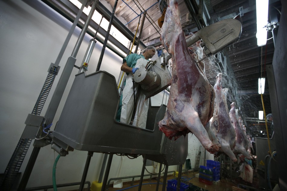 走进1小时杀猪200头的超级屠场