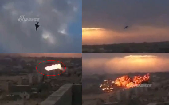 利比亚米格21战机坠居民区炸出大火球致3死9伤