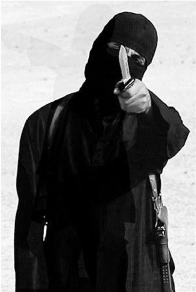 西方媒体报道,多次在极端组织"伊斯兰国"人质斩首视频中现身的刽子 