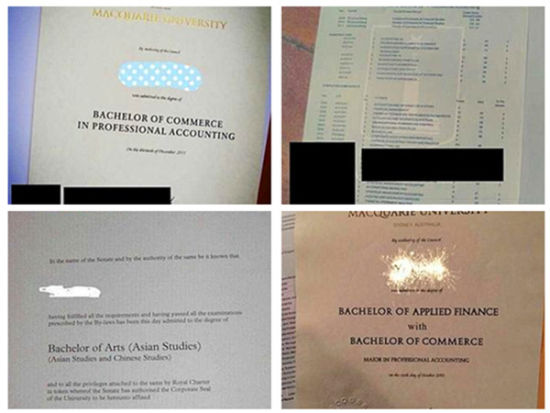 澳媒:一家中国企业在澳大利亚造假文凭被查