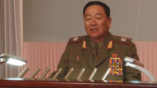 朝鲜人民武力部部长(相当于国防部长)玄永哲