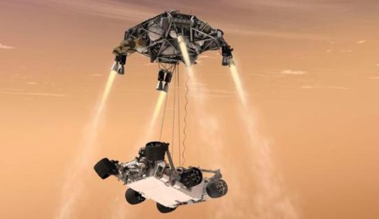 2011年11月，美国“好奇”号火星探测器发射升空，该探测器是美国第七个火星着陆探测器。(资料图)