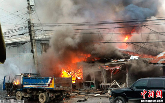 菲律宾南部城市哥打巴托市曾发生汽车炸弹爆炸（资料图 图文无关）