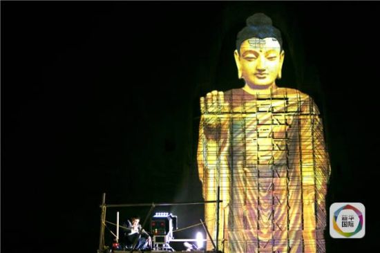 中国团队光影还原被炸毁的巴米扬大佛