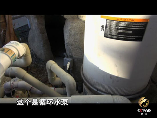 洛杉矶居民潘先生家用于私人泳池的循环水泵