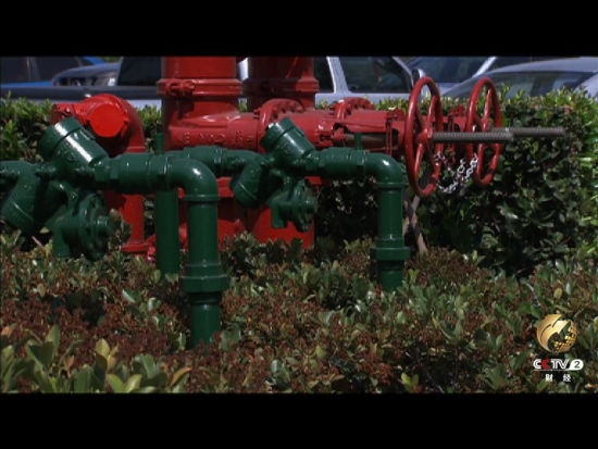 洛杉矶街头的水管