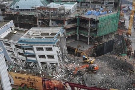 四川绵阳拆除香港援建中学 