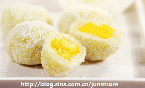 夏天的甜品芒果糯米糍