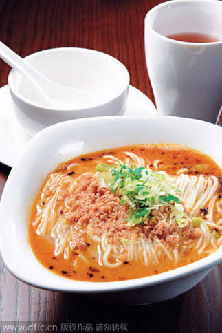 Sichuan snack dandan noodles. [Photo/IC]