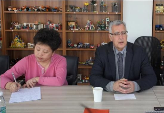 Loftin校长到访北京君诚国际学校