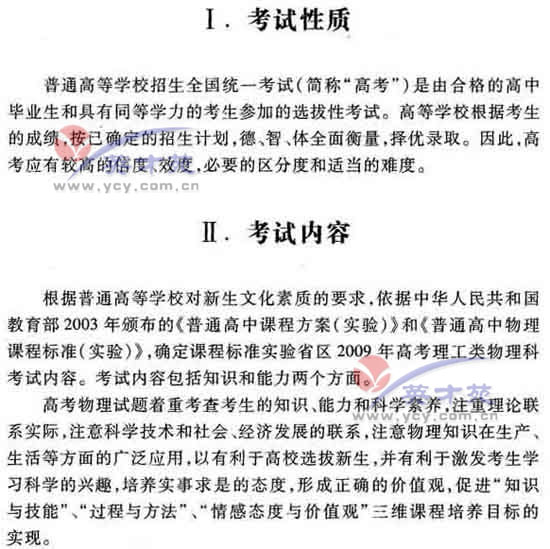 物理高考大纲1