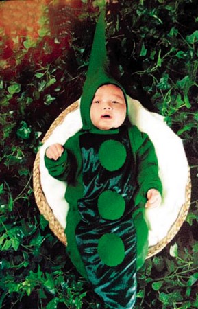 李晞儿穿上绿色衫扮青豆