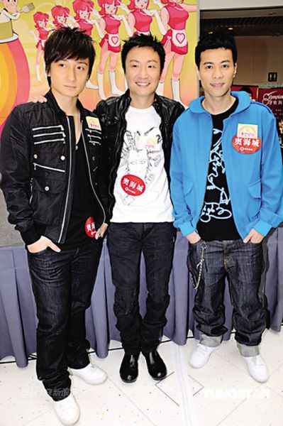 梁汉文(右)和方力申(左)一度被视作“太子基”的忠实追随者