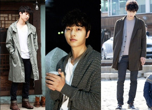 宋仲基的长款外衣