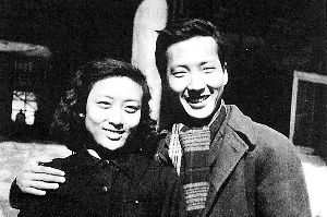 于是之夫妇摄于1950年
