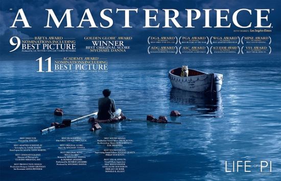 《少年派的奇幻漂流》问鼎"年度电影配乐"桂冠