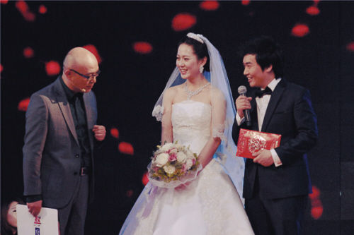 《非诚勿扰》首次成为婚礼现场