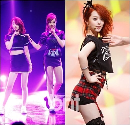 韩情脉脉 F X Apink打造身材秘诀 图 手机新浪网