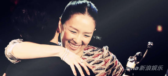 金像奖现场的章子怡