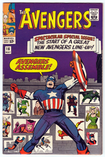 出现在《复仇者联盟》漫画