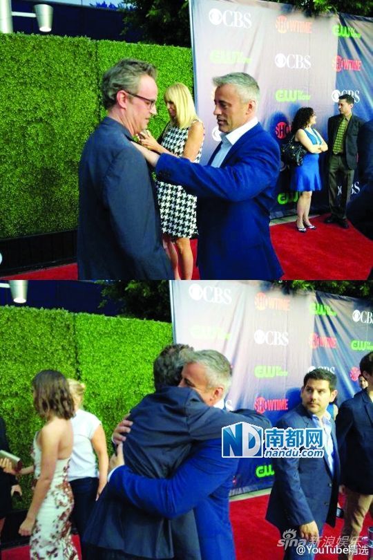 《老友记》的“钱德勒”和“乔伊”重逢