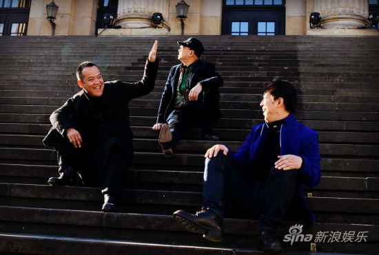 宁浩、黄渤、徐峥在柏林电影节