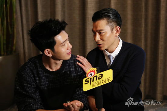 刘德华、井柏然对话新浪娱乐