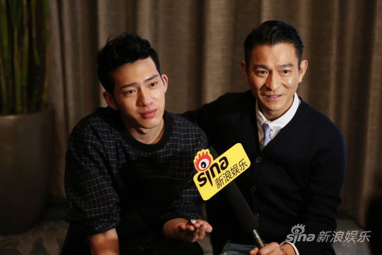 刘德华、井柏然对话新浪娱乐