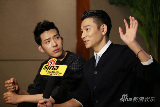 刘德华、井柏然对话新浪娱乐