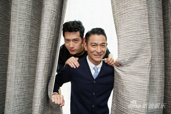 刘德华、井柏然对话新浪娱乐