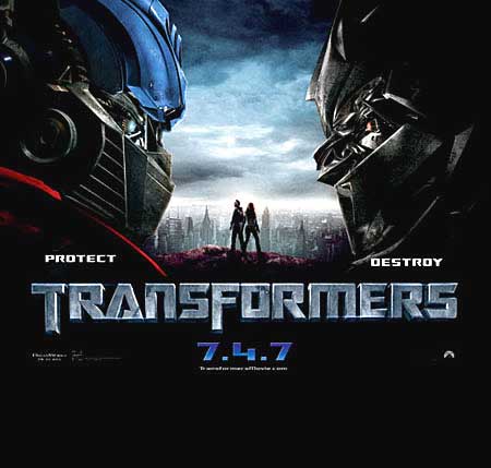 《变形金刚》创下了进口电影在中国的票房新纪录