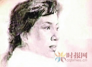 　　冯小刚年轻时的画作