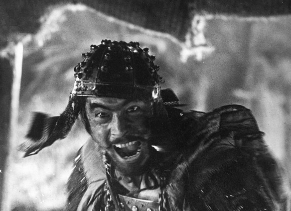 资料图片:经典影片《七武士》剧照(1)