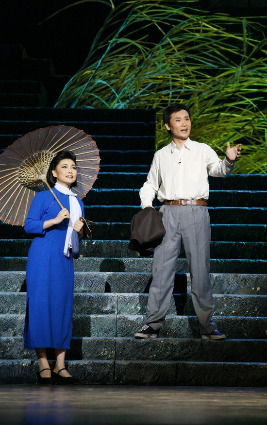 资料图片:大型民族歌剧《江姐》精彩剧照(19)