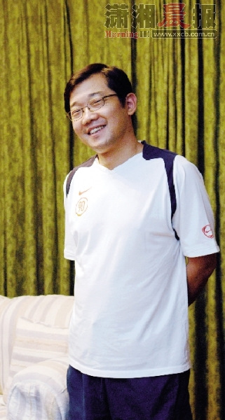 收了三个徒弟的大兵说，作为过来人，看到年轻人走弯路会适当提醒他们 图/记者 陈勇