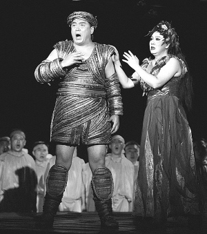 歌剧《巫山神女》剧照（本报记者 郭新洋 摄）