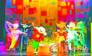 《大耳朵图图》均由真人扮演