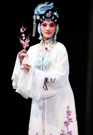 昆曲闺门旦演员张媛媛（资料图）