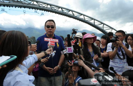 7月6日《希夷之大理》导演陈凯歌接受媒体采访（新华社记者 秦晴 摄，新华社记者 李萌 王凡）