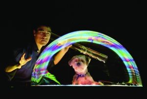 “泡泡大师”表演