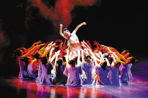 9月20日、21日，舞剧《千手观音》在深圳大剧院上演。（资料图片）