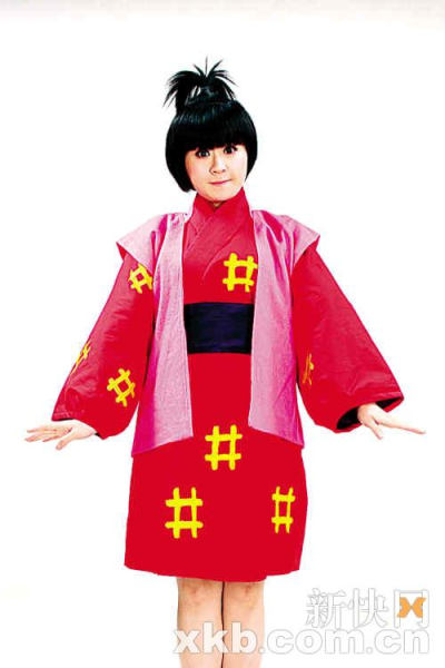 小叶子的真人造型只能说是中规中矩，不算出彩