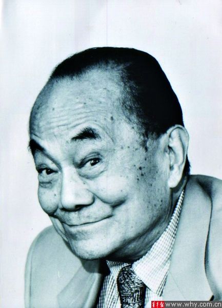 杨华生是滑稽界承上启下的代表人物。杨华生肖像漫画。