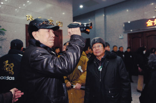 杨振华亲手录像