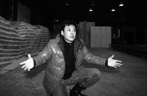 话剧演员王斑 北京晨报记者 柴春霞/摄