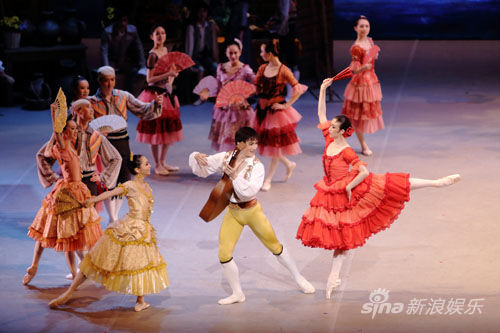 《堂吉诃德》首演剧照--朱妍、马晓东