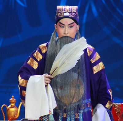 沈红表演《空城计》