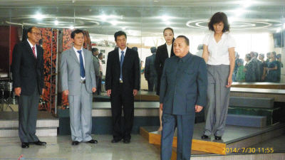 《春天的故事》排练现场（资料图）